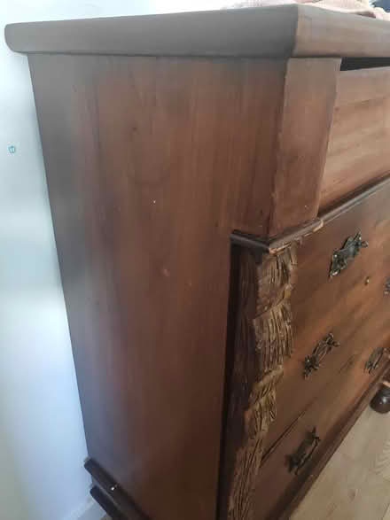Photo of free Vintage wooden chest of drawers (HA8 7TA) #3