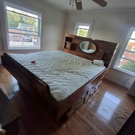 Photo of free wood bed and dresser (Peabody Ma) #1