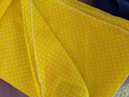 Photo of free Yellow polka dot and blue cloth (Hulme M15) #2