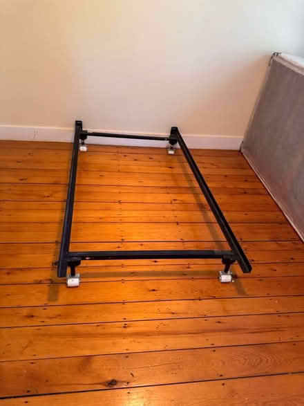 Photo of free Twin metal bedframe (Weston) #1