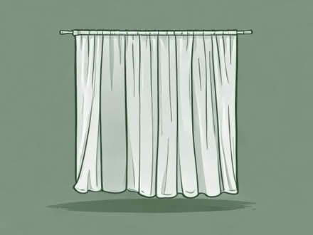 Photo of Short curtains and curtain net (Easington OX16) #1