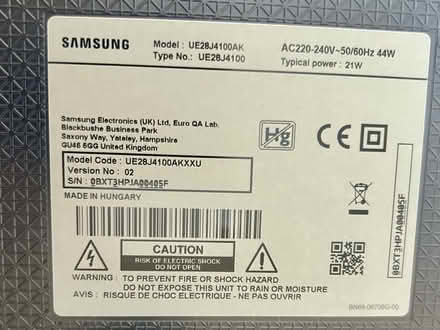 Photo of free Samsung TV (Fishbourne PO19) #3