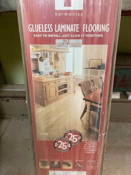 Photo of free 1 box laminate flooring (DC side of Warrenton) #2