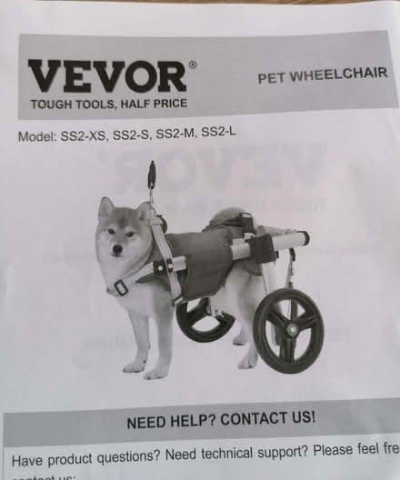 Photo of free Pet wheelchair for an old dog (Crosby Ravensworth CA10) #1
