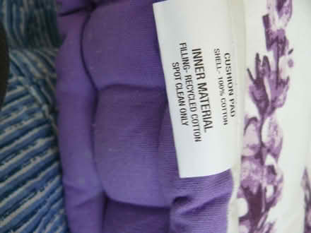 Photo of free Thick firm padded cushion. Lavender pic top, plain underside (Kempsey WR5) #3