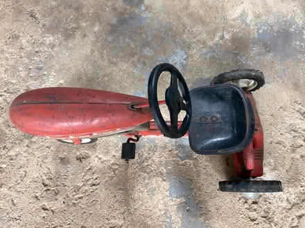 Photo of free Antique kids metal tractor (North Plainfield) #4