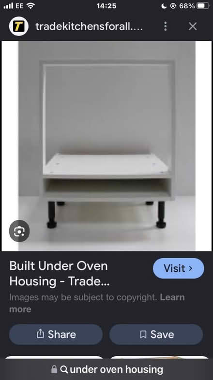 Photo of free Under oven housing (Wisewood S6) #1
