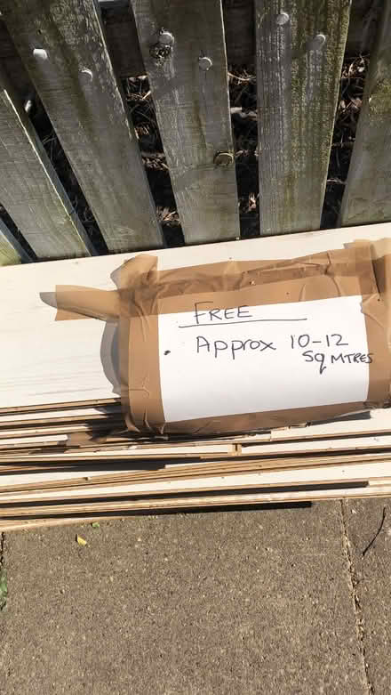Photo of free Light grey laminate flooring (Redditch B98) #2