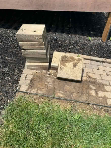 Photo of free Concrete paving stones (Oakville) #1