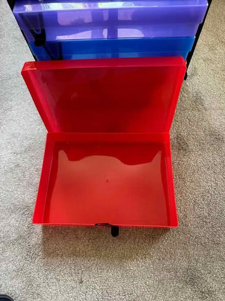 Photo of free Stacked plastic filing trays (bognor regis PO22) #2
