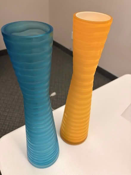 Photo of free 2 Tall Glass Vases (Don Mills and Eglinton) #3