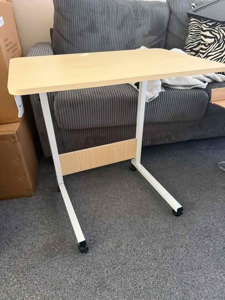 Photo of free Laptap table on castors (Orrell Mount L30) #1