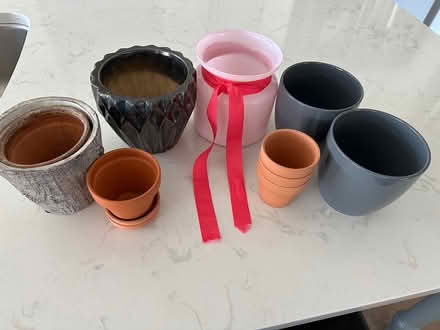 Photo of free Variety of ceramic and clay pots (Wateridge Village) #1