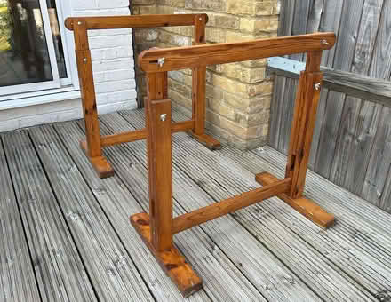 Photo of free 2 x Ikea wooden trestles (Tooting SW17) #4
