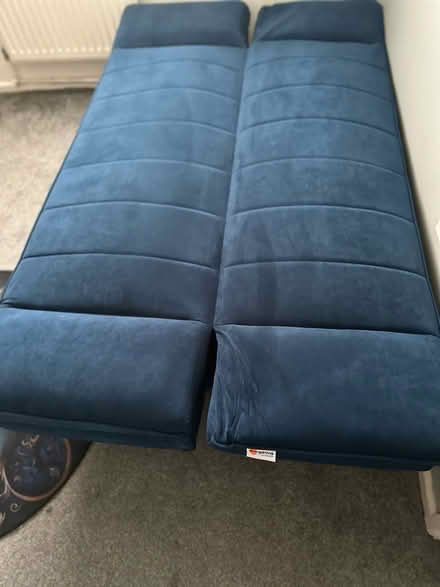 Photo of free Double sofa bed (blue) (Theale RG7) #3