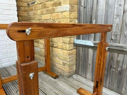 Photo of free 2 x Ikea wooden trestles (Tooting SW17) #3