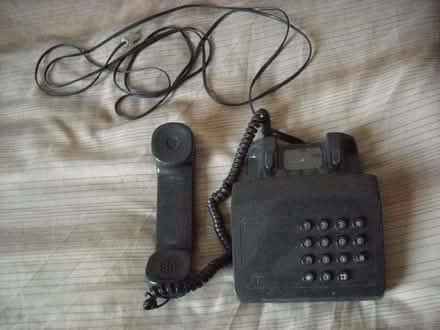 Photo of free Telephone Working Push Button Black Landline Phone (Grange Court E10) #1