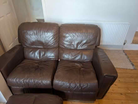 Photo of free Sofa, chair and storage footrest (Selly park b29) #1