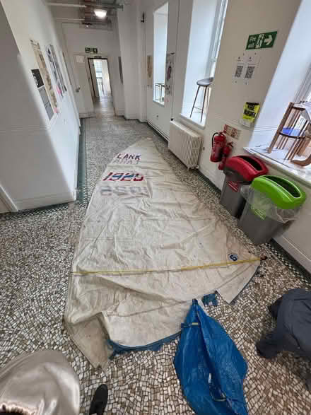 Photo of free boat sail , cut in pieces (SE16 6NF) #2