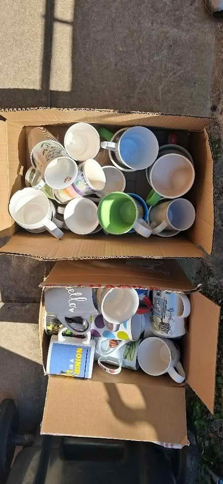 Photo of free Boxes of cups, used (Upton CH2) #1