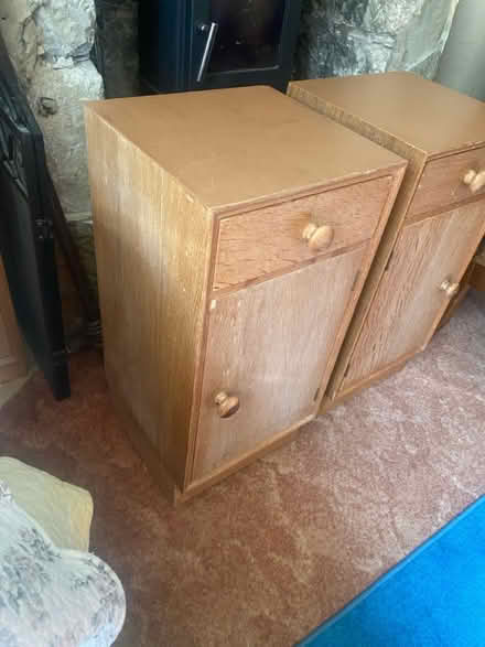 Photo of free Pair Mid-Century bedside cupboards (Easton, Portland DT5) #3