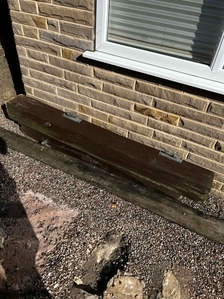 Photo of free Old gate posts and sleepers (Horsforth LS18) #2