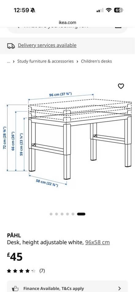 Photo of free IKEA children’s desk (Sutton Farm SY2) #3
