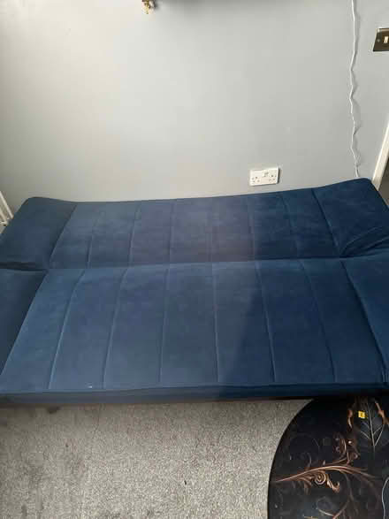 Photo of free Double sofa bed (blue) (Theale RG7) #1