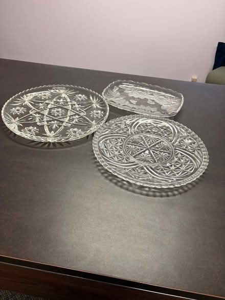 Photo of free 3 Glass platters (Don Mills and Eglinton) #1