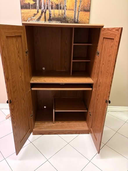 Photo of free Wooden computer unit (Don Mills and Eglinton) #2