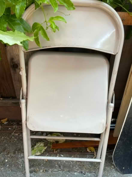 Photo of free Metal folding chair (Washington Park) #1