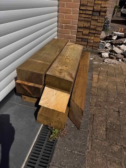 Photo of free Offcuts of new sleepers (Clevedon BS21) #1