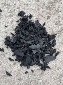 Photo of Black rubber mulch (Battersea SW11) #1