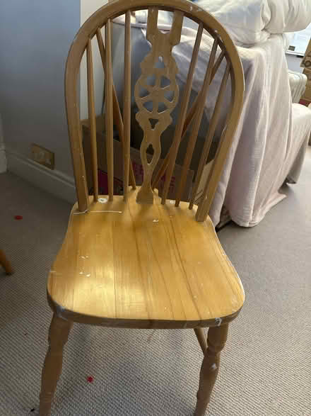 Photo of free Pine table and 4 chairs (St Albans) #2