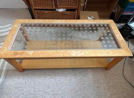 Photo of free Glass Topped Coffee Table (Cambridge CB4) #1