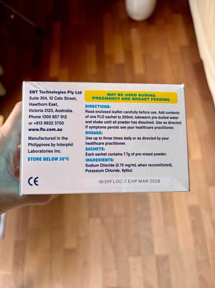 Photo of free Saline Powder for Nasal/Sinus Care (Mount Waverley) #3