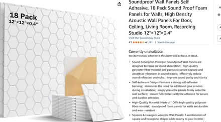 Photo of free Acoustic tiles and panels (Flatbush/Ditmas) #3