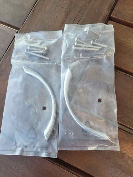 Photo of free Polished steel cupboard handles. (Penrith CA11) #1