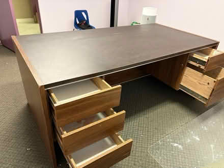 Photo of free Wooden Office Desk (Don Mills and Eglinton) #2