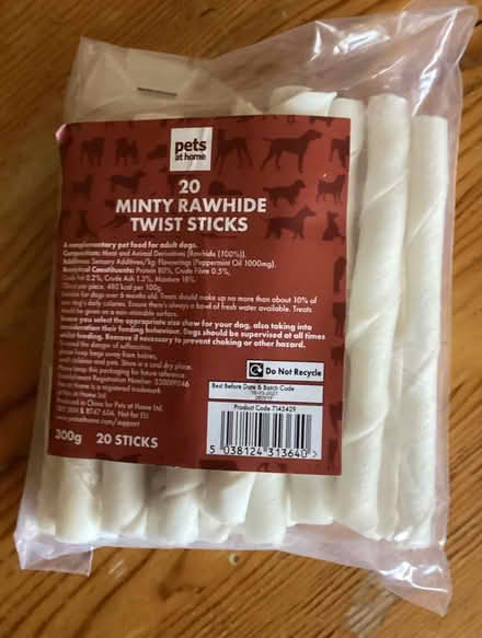 Photo of free Minty rawhide twists (Sopwell AL1) #1