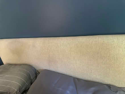 Photo of free West Elm Andes king bed w/ mattress (Iris and Jackpine) #4