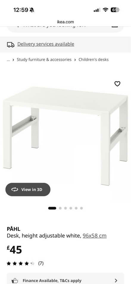 Photo of free IKEA children’s desk (Sutton Farm SY2) #4