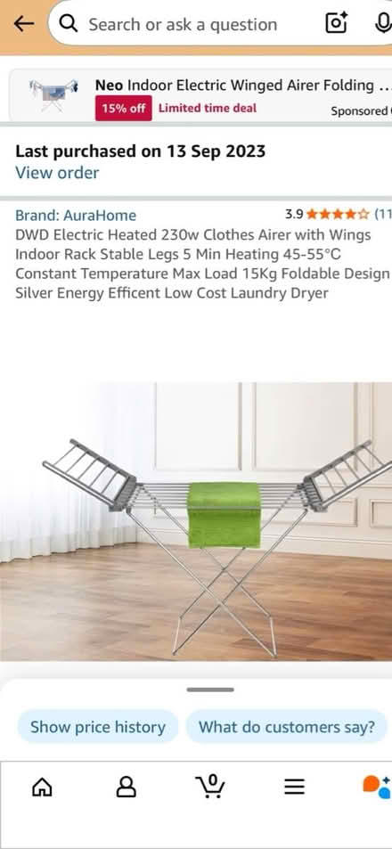 Photo of free Electric clothes dryer (Edinburgh, EH6) #1