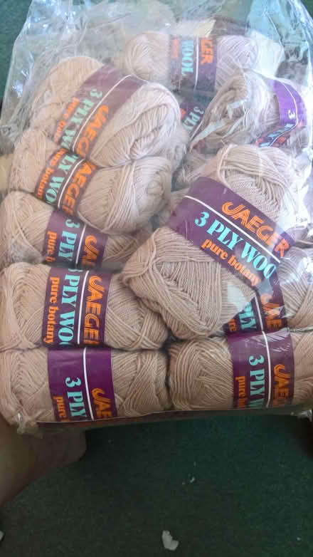 Photo of free Knitting yarn Beige (Hulham EX8) #1