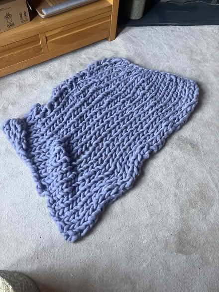 Photo of free Chunky Knitted Blanket (Grangetown CF11) #1