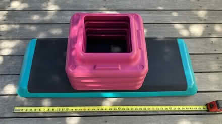 Photo of free Exercise step board + risers #1
