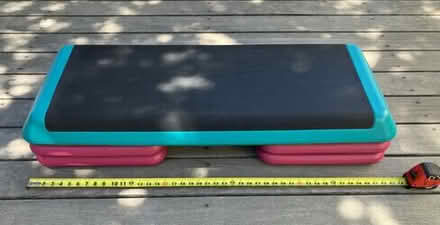 Photo of free Exercise step board + risers #2