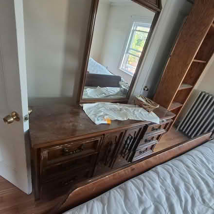 Photo of free wood bed and dresser (Peabody Ma) #2