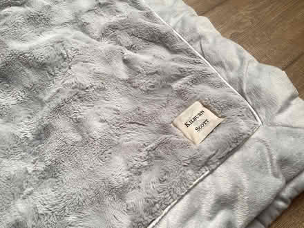 Photo of free Soft grey throw (Horsey Hill NE34) #1
