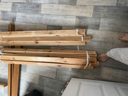 Photo of free Double bed frame (Newhall Derbyshire) #2